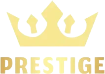 Prestige Casino official logo – sophisticated online gambling and casino experience